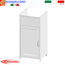 Mobile In Resina Per Lavatoio Bianco 39 x 39 x h 78 cm Per Interno Esterno