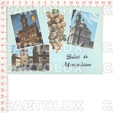D8422 SIENA 1968 MONTEPULCIANO SALUTI VEDUTE UVA VINO EDIZIONI QUADRI