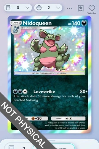 Pokemon tcg pocket nidoqueen - tcg,