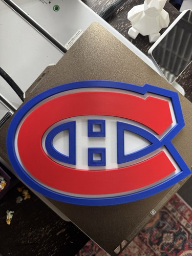 Montreal canadiens logo wall - canadiens,