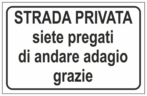 Cartello segnaletico strada - cartello,