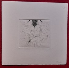 Guido Strazza (Santa Fiora 1922) - Prova Insetti, 1980 - Incisione a bulino