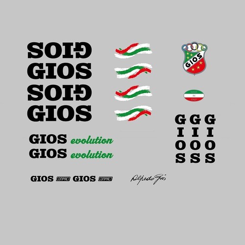 Gios evolution adesivi - gios, "evolution"