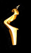 Pendente In Bronzo "Forcola" Attribuito A -Giuseppe Carli