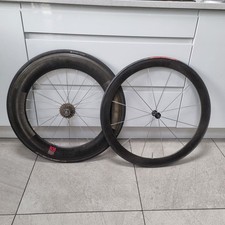 SET RUOTE TUBOLARI ZIPP SPEED WAMERY 808 CARBONIO 10 VELOCITÀ RUOTE SHIMANO SRAM R25