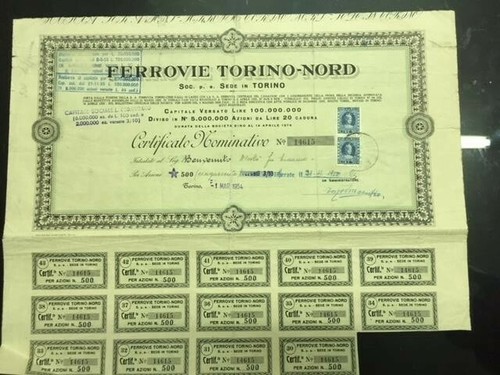 Ferrovie torino nord - torino-nord, titolo