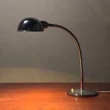 Lampada da tavolo anni 40 cromata collo d'oca flessibile