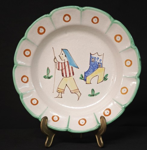 Cas vietri piatto - vietri, ceramica