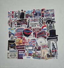 Adesivi Londra 50 pezzi