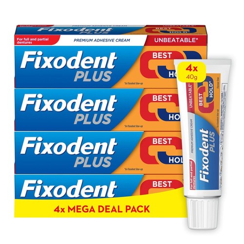 Fixodent plus crema - plus, adesiva