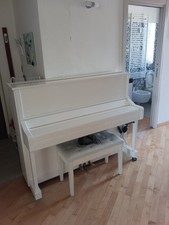 Yamaha u1 bianco Silent + Panca