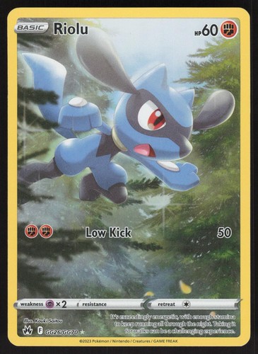 Riolu gg26 gg70 holo - holo, crown