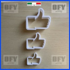 Like facebook cookies cutter - like,
