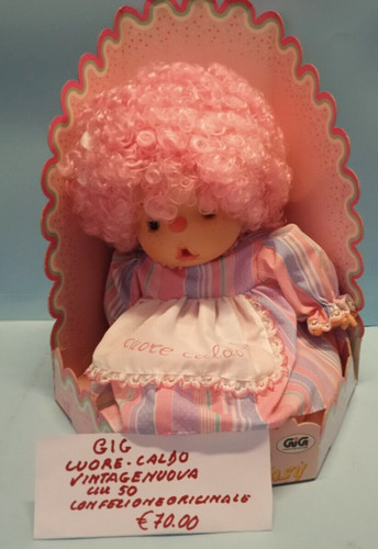 Bambolina cuore caldo - bambolina, rosa