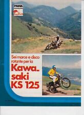 advertising Pubblicità-MOTO KAWASAKI KS 125 1975 MOTOGIAPPONESI ENDURO EPOCA