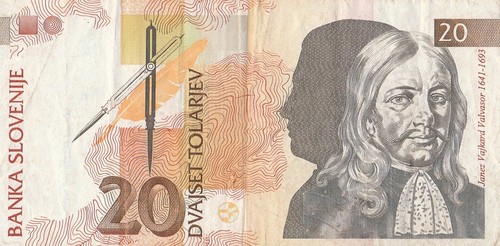 Slovenia banconota tallari - banconota,