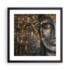 Poster 40x40cm Buddha Oro