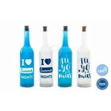 LAMPADA BOTTIGLIA VETRO LUCE