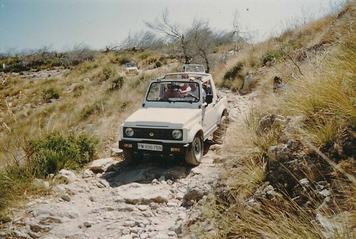 Vecchia foto jeep safari - jeep,