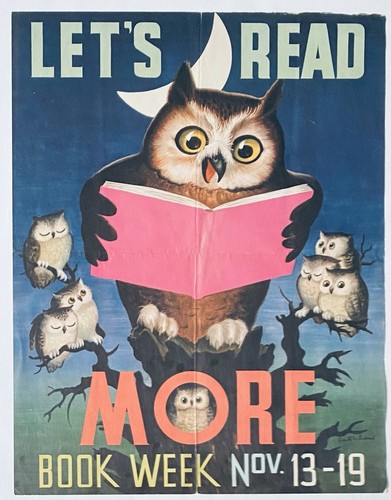 Libro gufo retrò originale