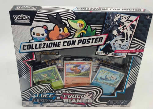 Collezione con poster bianco - con, e