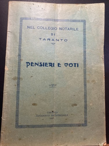 Taranto 1927 mazzilli - [taranto],