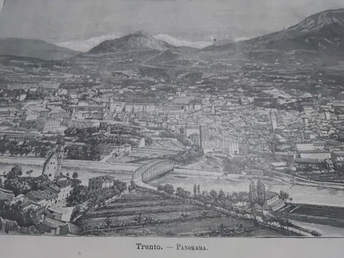 1891 trento panorama - trento, _
