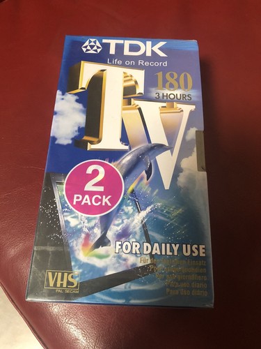 Cassette video vergini - video, tdk