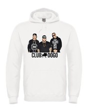 Felpa CLUB DOGO v2 bianca o