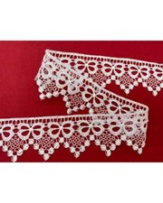 Pizzo merletto in macrame nastro alto 4 cm Sweet Trims 6175 passamaneria bordo