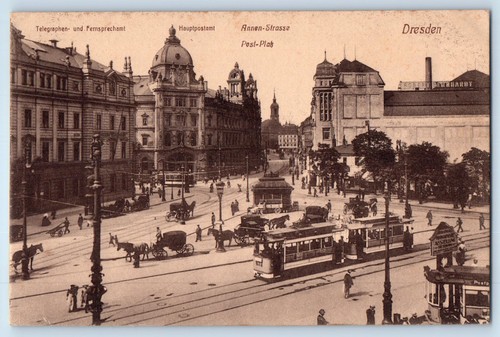 Dresda germania cartolina - dresda,