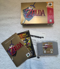 Legend of Zelda Ocarina of Time (Nintendo 64 N64) completo di scatola - testato come nuovo