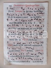 1700 ca ANTIFONARIO ROMANO