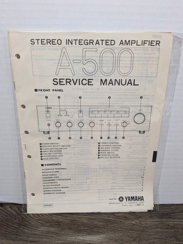 Yamaha 500 amplificatore - yamaha,