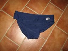 vintage ARENA COSTUME UOMO SLIP Santamarias  MARE PISCINA Nuoto '90s blu