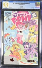 CGC 9.9 My Little Pony Friendship is Magic #1 IDW 2014 Fan Expo Foil Katie Cook