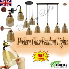 Plafoniera in vetro moderna