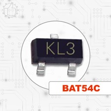 BAT54C KL3 DOPPIO DIODO SCOTTKY SMD SOT-23 30V 200mA - 10 PEZZI