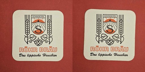 Sottobicchiere birra röhr - birra,