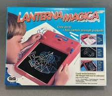 LANTERNA MAGICA 1991 NEW VINTAGE LAVAGNA MAGICA CREA CARTONI ANIMATI GIG TYCO