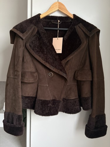Yves salomon giacca shearling - yves,