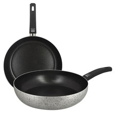 MA MAISON Padella Alta Alessia 30 cm Antiaderente Antigraffio Alluminio