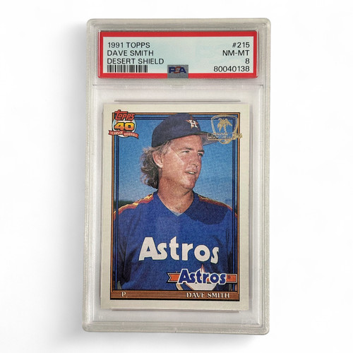 1991 topps dave smith desert - topps,