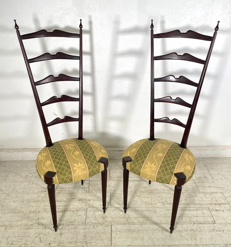 Coppia sedie chiavarine stile - chiavarine,