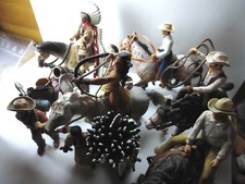 Schleich - western - indiani - cowboy - sioux - coloni - cacciatori - singoli