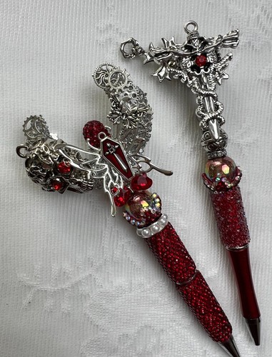 Custom beaded bling - , pens
