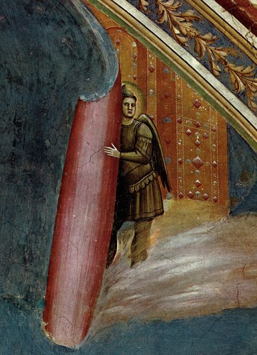 Giotto angelo vintage stampa - giotto,