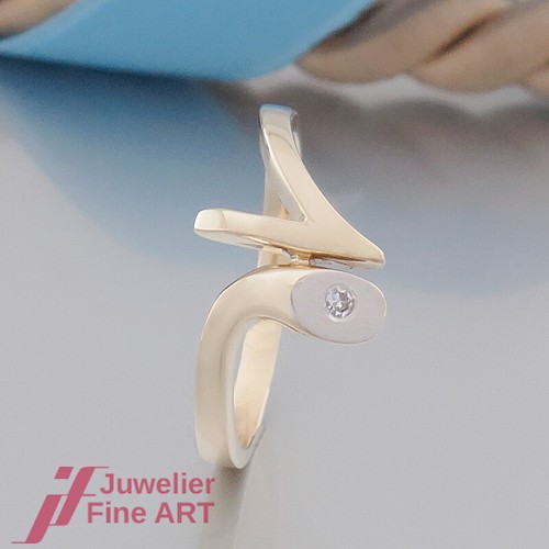 Anello solitario con - anello,