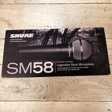Shure SM58-LC Microfono Dinamico Cardioide per Voce - Nero