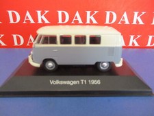Die cast 1/43 Modellino Furgone Volkswagen T1 Bianco Azzurro 1956